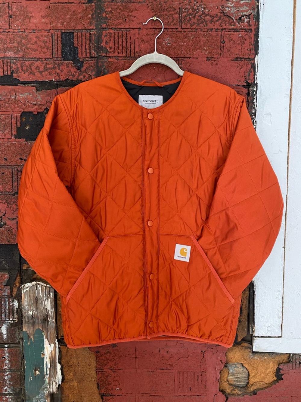 Carhartt WIP Quilted Snap-Front Barrow Liner Jacket